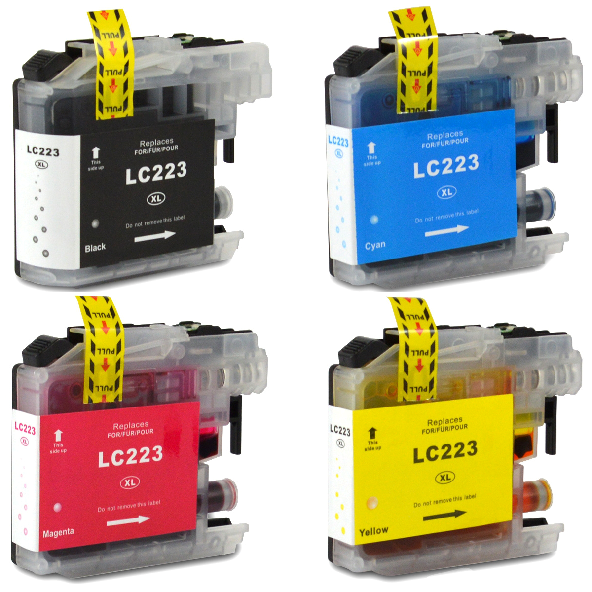 Brother LC-223XLVALBP inktcartridges BK/C/M/Y (compatible)