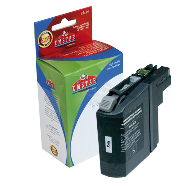 Brother LC-123BK inktcartridge zwart (Compatible) - Click Image to Close