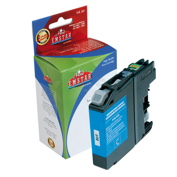 Brother LC-123C inktcartridge cyaan (Compatible) - Click Image to Close