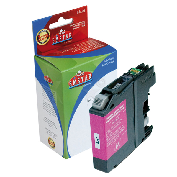 Brother LC-123M inktcartridge magenta (Compatible)