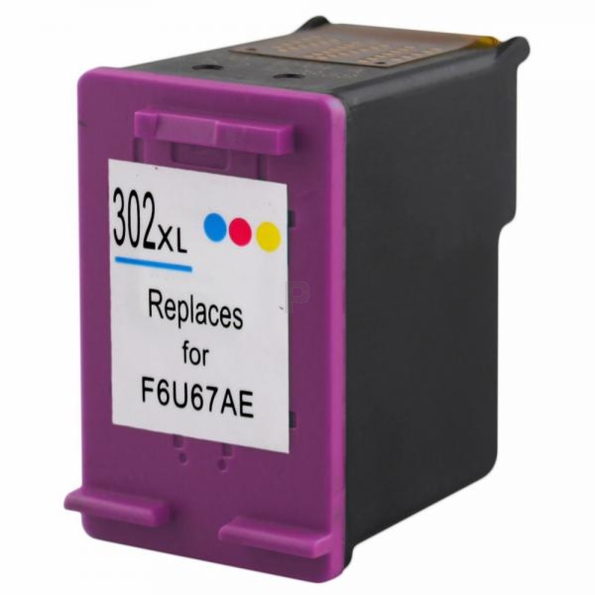 HP 302XL (F6U67AE) inktcartridge kleur (compatible)