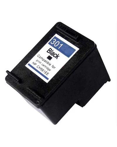 HP 301XL (CH563EE) inktcartridge zwart (compatible) - Click Image to Close