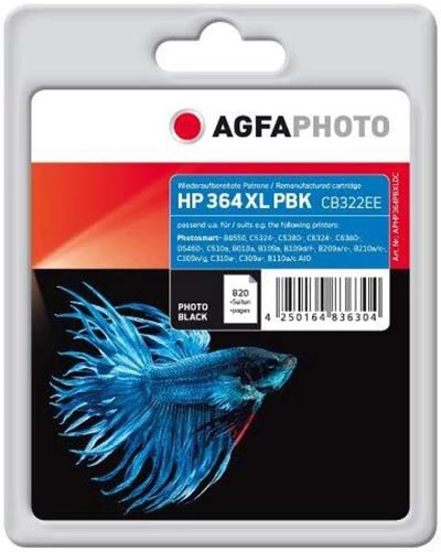 HP 364XL (CB322EE) cartridge photo zwart (compatible)