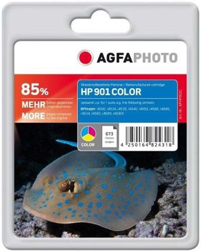 HP 901 (CC656AE) cartridge color (Compatible)