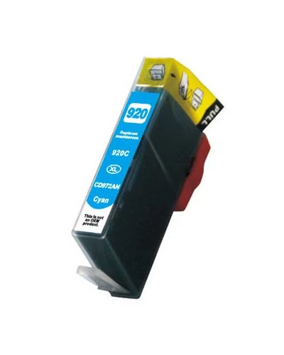 HP 920XL (CD972AE) cartridge blauw (Compatible)