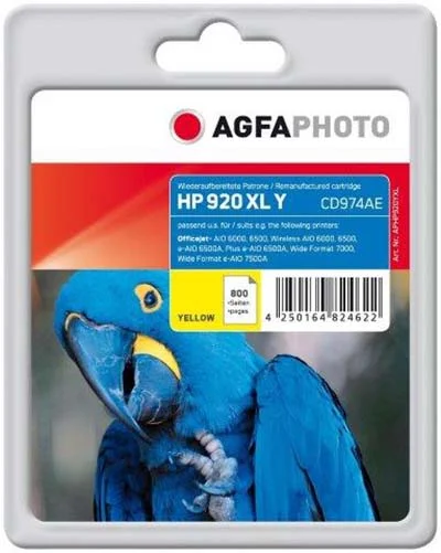 HP 920XL (CD974AE) cartridge geel (Compatible) - Click Image to Close